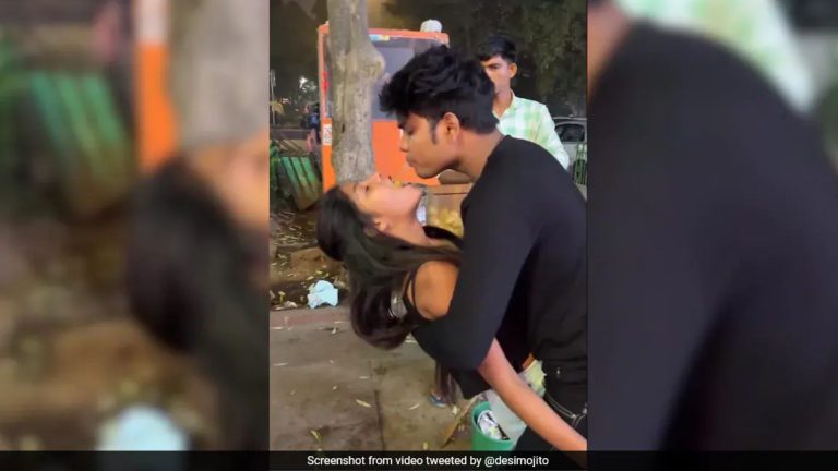 Man Spits ‘Golgappa’ Water In Partner’s Mouth, Internet Wants To Unsee It