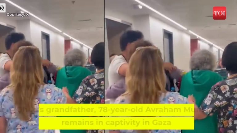 Watch: 9-year-old Israeli hostage released by Hamas, runs to hug his father, evokes strong emotions
